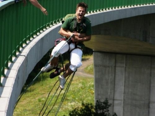 Bungee jumping - Kieneova houpačka
