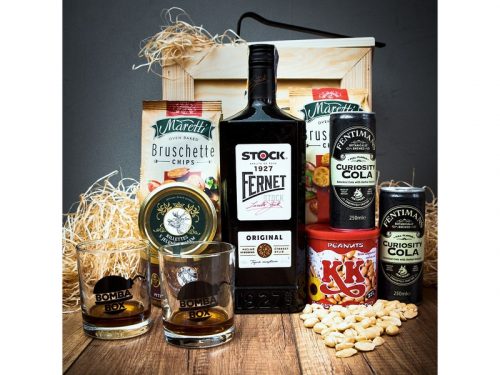 Dárek Dárková bedna s páčidlem pro muže Fernet Stock Original Celá ČR