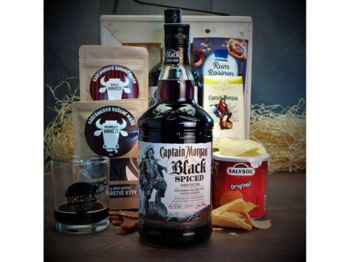 Dárek Dárková bedna s páčidlem pro muže s rumem Captain Morgan Celá ČR