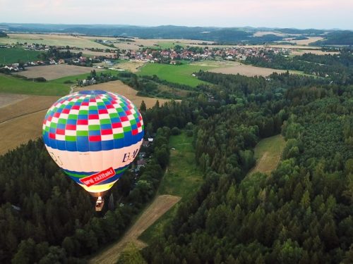 Vyhlídkový let balónem po celé ČR