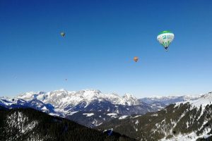 Zimní vyhlídkový let balónem nad Alpami Zahraničí