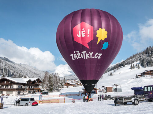 Exkluzivní let balónem nad Alpami