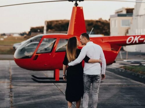 Romantický let vrtulníkem