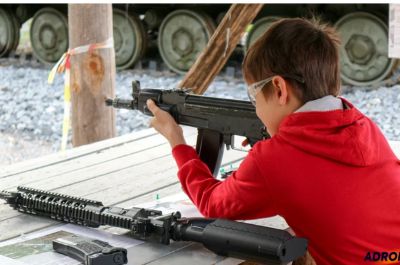 Sportovní střelba pro děti na střelnici