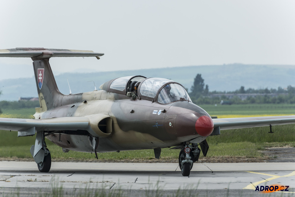 Let stíhačkou L-29 Delfin