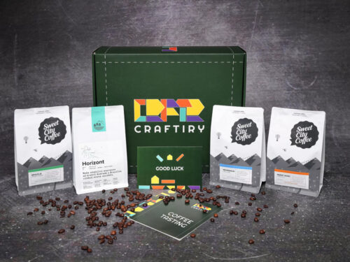 Zážitek Craftiry: Domácí degustace 4 druhů káv + návod