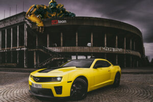 Jízda v Chevrolet Camaro (Bumblebee)