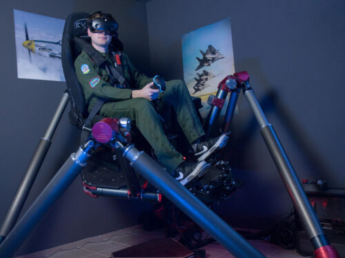 Zážitek Pohyblivý letecký simulátor s VR