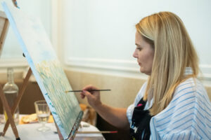 ArtMoment | Luxusní brunch s malováním zlatem