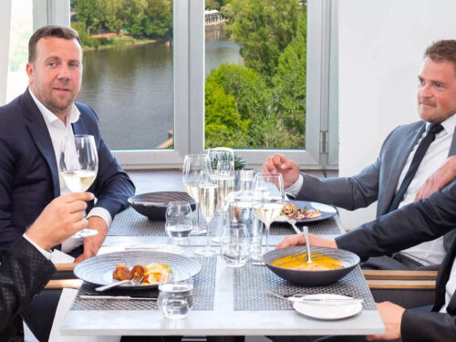 Zážitek 4chodové obědové menu pro 2 v restauraci Ginger & Fred